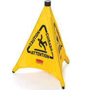 Wet Floor Sign - Pop Up Safety Cone 1
