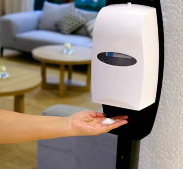 Ideal locations to place hand sanitizers in your facility